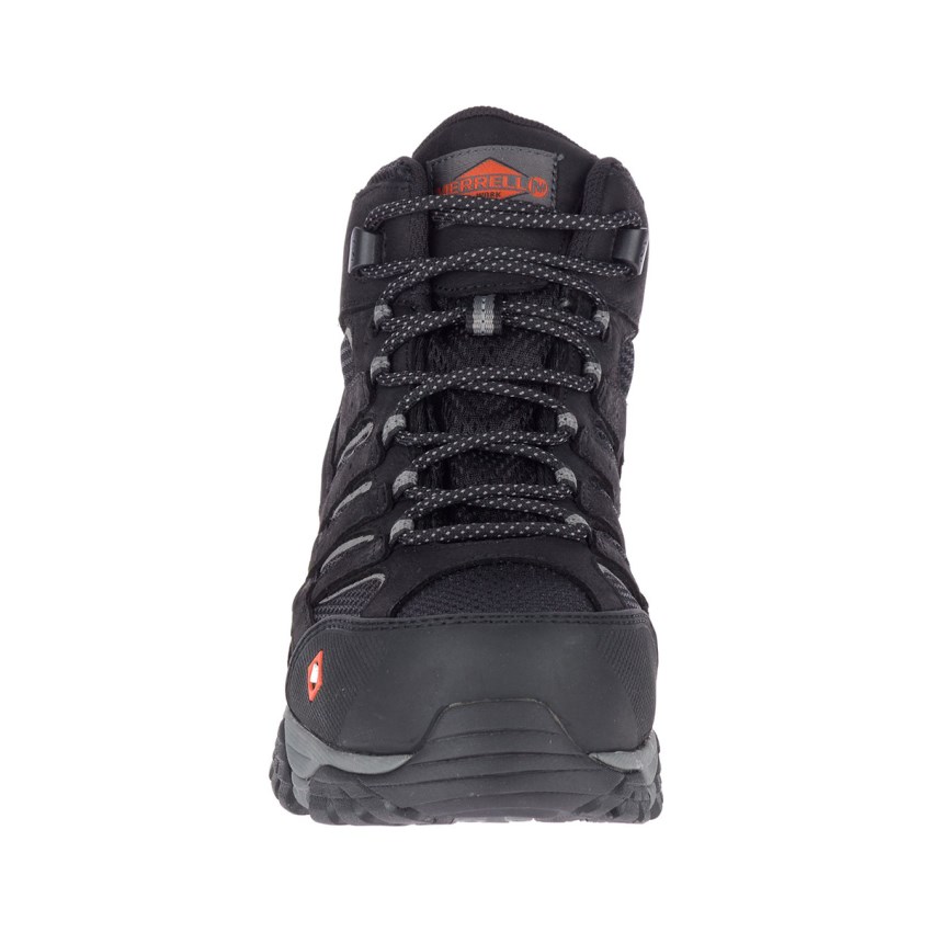 Bottes de Securite Merrell Moab Vertex Mid Waterproof Comp Toe Noir Homme | H.M.EJHR